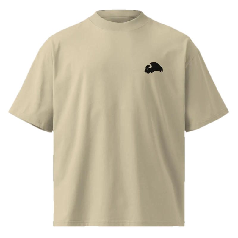 Kill Nothing Club - Oversized Tee, stone, front view