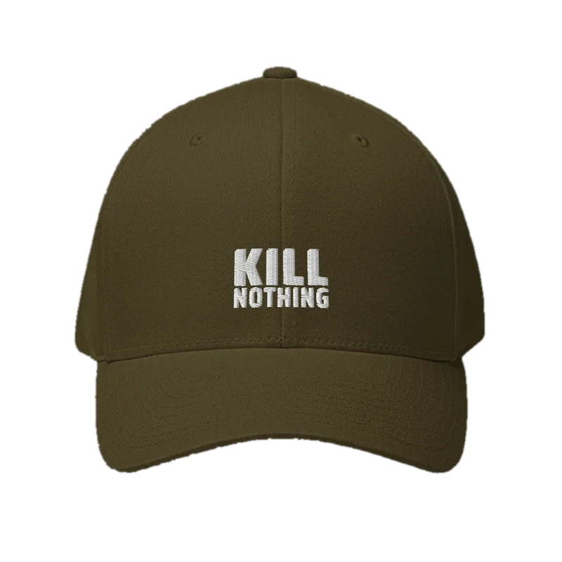 Embroidered Logo - Cap, olive, front view
