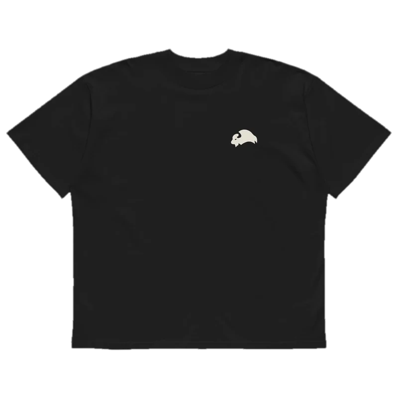 No Meat. No Shortcuts. - Oversized Tee, black, front view