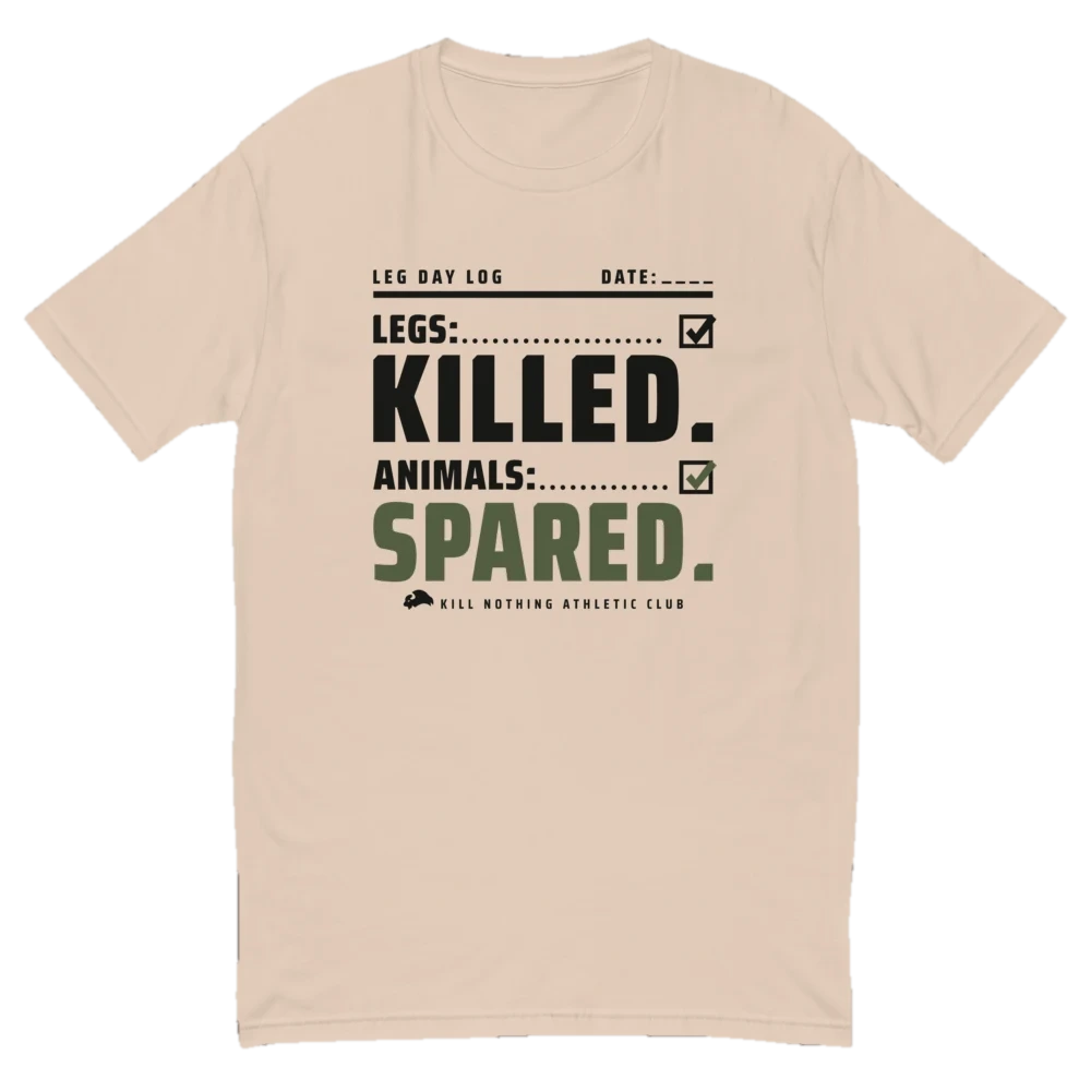 Legs: Killed. - Slim Tee, cream, product only